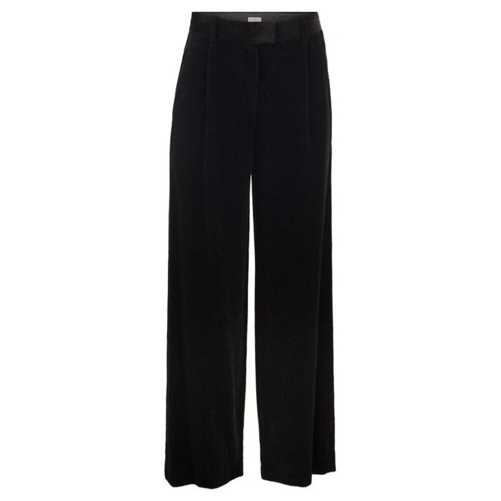 Brunello Cucinelli Women Wide-Leg Corduroy Trousers